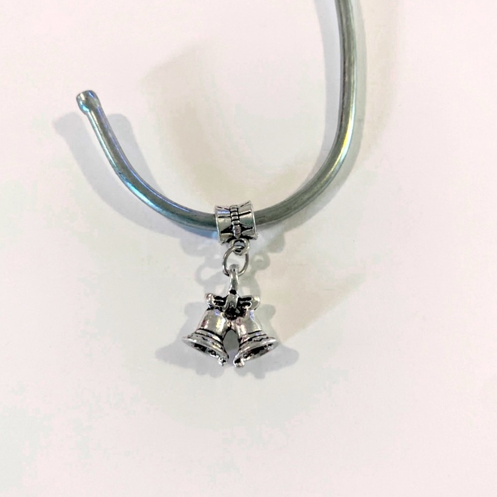 Bell Charm Pendent for Bracelet, Necklace